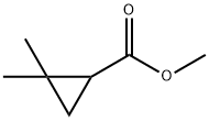 Cyclopropanecarboxylic acid, 2,2-dimethyl-, methyl ester 结构式