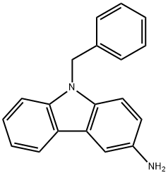 9-苯甲基-3-氨基咔唑 结构式