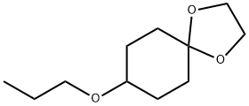 8-丙氧基-1,4-二氧杂螺[4.5]癸烷 结构式