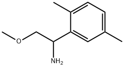 1-(2,5-二甲基苯基)-2-甲氧基乙-1-胺 结构式