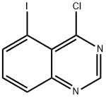 4-氯-5-碘喹唑啉 结构式