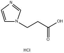 3-(1H-Imidazol-1-yl)propanoic acid hydrochloride 结构式