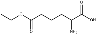 RS-2-氨基己二酸-6-乙酯 结构式