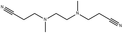 3-[2-(2-cyanoethyl-methyl-amino)ethyl-methyl-amino]propanenitrile 结构式