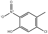 Phenol, 5-chloro-4-methyl-2-nitro- 结构式