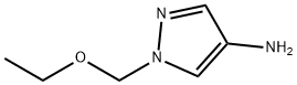 1-(乙氧基甲基)-1H-吡唑-4-胺 结构式