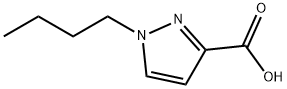 1-丁基-1H-吡唑-3-羧酸 结构式