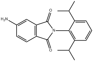 5-氨基-2-(2,6-二异丙基苯基)异吲哚啉-1,3-二酮 结构式