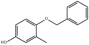 4-(苄氧基)-3-甲基苯酚 结构式