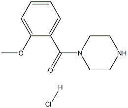 (2-METHOXYPHENYL)(PIPERAZIN-1-YL)METHANONE HCL 结构式