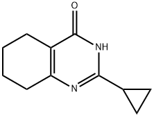 2-Cyclopropyl-5,6,7,8-tetrahydro-quinazolin-4-ol 结构式