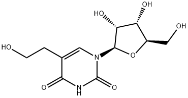 5-(2-Hydroxyethyl)uridine 结构式