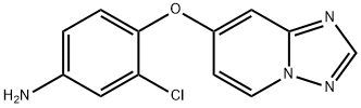 4-([1,2,4]三唑并[1,5-A]吡啶-7-基氧基)-3-氯苯胺 结构式