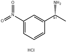 (R)-3-硝基苯乙胺盐酸盐 结构式