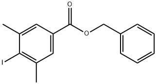 benzyl 4-iodo-3,5-dimethylbenzoate 结构式