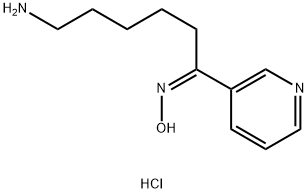 (Z)-N-[6-amino-1-(pyridin-3-yl)hexylidene]hydroxylamine hydrochloride 结构式