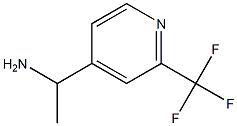 1-(2-(三氟甲基)吡啶-4-基)乙烷-1-胺 结构式