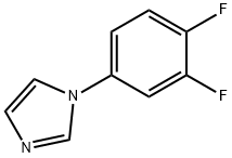1-(3,4-DIFLUOROPHENYL)-1H-IMIDAZOLE 结构式