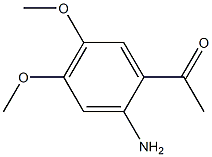 1-(2-amino-4,5-dimethoxyphenyl)ethan-1-one 结构式