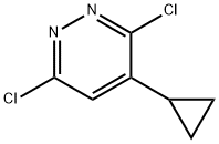 3,6-二氯-4-环丙基哒嗪 结构式