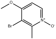 2-甲基-3-溴-4-甲氧基吡啶氮氧化物 结构式