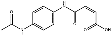 (Z)-4-((4-acetamidophenyl)amino)-4-oxobut-2-enoic acid 结构式