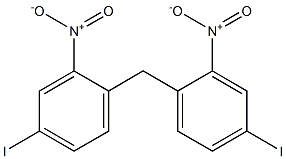 Benzene,1,1'-methylenebis[4-iodo-2-nitro- 结构式