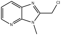 2-(氯甲基)-3-甲基-3H-咪唑并[4,5-B]吡啶 结构式