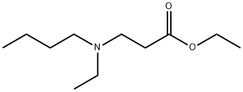 ethyl 3-[butyl(ethyl)amino]propanoate 结构式