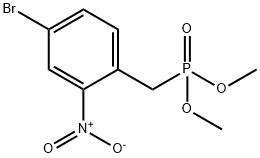 Dimethyl 4-Bromo-2-nitrobenzylphosphonate 结构式