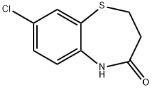 1,5-Benzothiazepin-4(5H)-one, 8-chloro-2,3-dihydro- 结构式