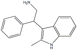 2-(2-methyl-1H-indol-3-yl)-2-phenylethanamine 结构式