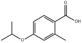 4-异丙氧基-2-甲基苯甲酸 结构式