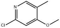 2-氯-4-甲氧基-5-甲基吡啶 结构式