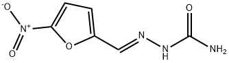 (E)-2-((5-硝基呋喃-2-基)亚甲基)肼甲酰胺 结构式