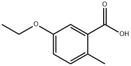 5-乙氧基-2-甲基苯甲酸 结构式