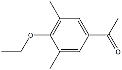 1-(4-ethoxy-3,5-dimethylphenyl)ethanone 结构式