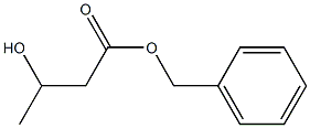 Butanoic acid, 3-hydroxy-, phenylmethyl ester 结构式