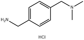 1-(4-(氨基甲基)苯基)-N,N-二甲基甲胺二盐酸盐 结构式