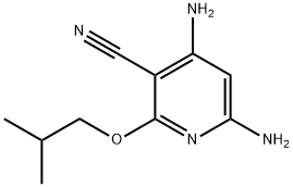 4,6-Diamino-2-isobutoxy-nicotinonitrile 结构式