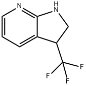 3-(三氟甲基)-2,3-二氢-1H-吡咯[2,3-B]吡啶 结构式