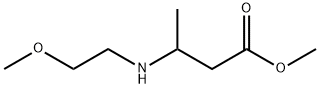 methyl 3-[(2-methoxyethyl)amino]butanoate 结构式