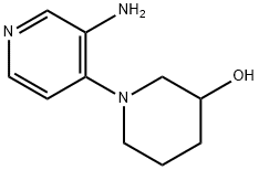 3-Amino-3,4,5,6-tetrahydro-2H-[1,4]bipyridinyl-3-ol 结构式