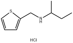 (butan-2-yl)[(thiophen-2-yl)methyl]amine hydrochloride 结构式