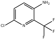 6-CHLORO-2-(TRIFLUOROMETHYL)PYRIDIN-3-AMINE 结构式