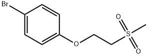 1-溴-4-(2-甲磺酰乙氧基)苯 结构式