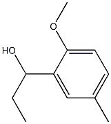 1-(2-甲氧基-5-甲基苯基)丙烷-1-醇 结构式