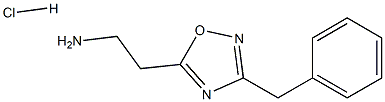 [2-(3-benzyl-1,2,4-oxadiazol-5-yl)ethyl]amine hydrochloride 结构式