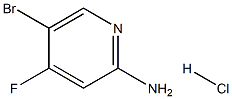 5-溴-4-氟吡啶-2-胺盐酸盐 结构式