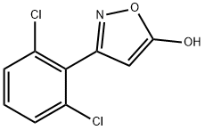 3-(2,6-dichlorophenyl)-1,2-oxazol-5-ol 结构式